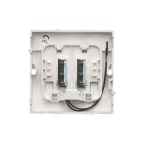 Simon Basic WMUL-0H1xx2-1011 Łącznik hotelowy podwójny z podświetleniem LED, Imax 2×10 (2) A; biały