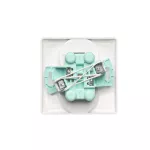 Simon Basic WMUW-10211x-1011 Gniazdo wtyczkowe z uziemieniem podwójne, monoblok, z przesłonami torów prądowych 16A, 250V~, zaciski śrubowe; biały Kompletne - nie do ramek