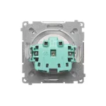 Simon Basic WMUW-00110x-1021 Gniazdo wtyczkowe z uziemieniem (moduł) 16A, 250V~, zaciski śrubowe; biały