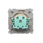 Simon Basic WMUW-00111x-9021 Gniazdo wtyczkowe z uziemieniem (moduł), z przesłonami torów prądowych, 16A, 250V~, zaciski śrubowe; beż