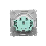 Simon Basic WMUW-00110C-1021 Gniazdo wtyczkowe z uziemieniem (moduł) 16A, 250V~, szybkozłącza; biały