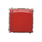 Simon Basic WMUW-51111x-A011 Gniazdo DATA do wersji IP44 z kluczem upraw. (moduł) 16A, 250V~, zaciski śrub., napis DATA na klapce; czerwone Wymagana uszczelka ramki