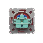 Simon Basic WMUW-51111x-A011 Gniazdo DATA do wersji IP44 z kluczem upraw. (moduł) 16A, 250V~, zaciski śrub., napis DATA na klapce; czerwone Wymagana uszczelka ramki