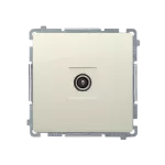 Simon Basic WMUA-03000x-9013 Gniazdo antenowe pojedyncze końcowe (moduł); beż (zastępuje BMAK1.01/..)