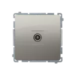 Simon Basic WMUA-03000x-H013 Gniazdo antenowe pojedyncze końcowe (moduł); satynowy (zastępuje BMAK1.01/..)