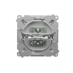 Simon Basic WMUA-03000x-H013 Gniazdo antenowe pojedyncze końcowe (moduł); satynowy (zastępuje BMAK1.01/..)