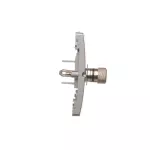 Simon Basic WMUG-010002-H011 Gniazdo głośnikowe pojedyncze -1 kolumna głośnikowa (moduł). Przekrój przew. dla wyjścia 6 mm2. Mocowanie na wkręty do puszki; satynowy