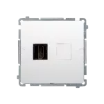 Simon Basic WMUH-0xxxx1-1011 Gniazdo HDMI pojedyncze (moduł); biały