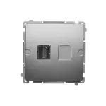 Simon Basic WMUH-0xxxx1-H011 Gniazdo HDMI pojedyncze (moduł); satynowy