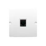 Simon Basic WMUT-0110xx-1013 Gniazdo telefoniczne RJ11 uniwersalne pojedyncze (moduł). Montaż na łapki lub wkręty; biały