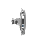 Simon Basic WMUT-0110xx-H013 Gniazdo telefoniczne RJ11 uniwersalne pojedyncze (moduł). Montaż na łapki lub wkręty; satynowy