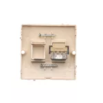 Simon Basic WMUT-0310x2-9011 Gniazdo telefoniczne RJ11 (moduł). Montaż gniazda na wkręty do puszki; beż