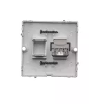 Simon Basic WMUT-0310x2-H011 Gniazdo telefoniczne RJ11 (moduł). Montaż gniazda na wkręty do puszki; satynowy