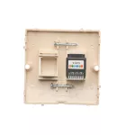 Simon Basic WMUT-0010x2-9011 Gniazdo telefoniczne RJ12 (moduł). Montaż gniazda na wkręty do puszki; beż