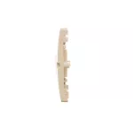 Simon Basic WMUK-P1x2xx-9013 Pokrywa gniazd teleinformatycznych na Keystone płaska podwójna. Montaż gniazda na wkręty do puszki; beż