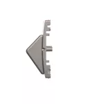 Simon Basic WMUK-P2x2xx-J013 Pokrywa gniazd teleinformatycznych na Keystone skośna. Montaż gniazda na wkręty do puszki; stal inox