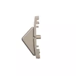 Simon Basic WMUK-P2x2xx-H013 Pokrywa gniazd teleinformatycznych na Keystone skośna. Montaż gniazda na wkręty do puszki; satynowy