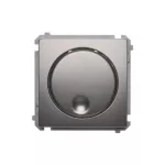 Simon Basic WMUS-004x0x-J028 Ściemniacz naciskowo-obrotowy (moduł), 20–500 W, 230V~; stal inox