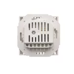 Simon Basic WMUR-02xxxx-1011 Regulator temperatury z czujnikiem wewnętrznym, 16A, 230V~. Montaż gniazda na wkręty do puszki; biały