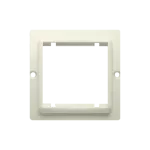 Simon Basic WMUZ-74x2xx-9012 Adapter (przejściówka) na osprzęt standardu 45 × 45 mm. Montaż do puszki na wkręty; beż