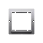 Simon Basic WMUZ-74x2xx-J012 Adapter (przejściówka) na osprzęt standardu 45 × 45 mm. Montaż do puszki na wkręty; stal inox