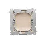 Simon Basic WMUZ-611xx1-9011 Zaślepka ramki (moduł). Mocowanie za pomocą łapek lub wkrętów; beż