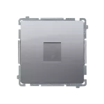 Simon Basic WMUZ-611xx1-J011 Zaślepka ramki (moduł). Mocowanie za pomocą łapek lub wkrętów; stal inox