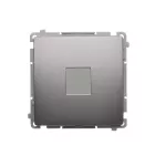 Simon Basic WMUZ-611xx1-J011 Zaślepka ramki (moduł). Mocowanie za pomocą łapek lub wkrętów; stal inox