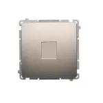 Simon Basic WMUZ-611xx1-H011 Zaślepka ramki (moduł). Mocowanie za pomocą łapek lub wkrętów; satynowy