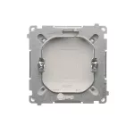 Simon Basic WMUZ-611xx1-H011 Zaślepka ramki (moduł). Mocowanie za pomocą łapek lub wkrętów; satynowy