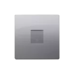 Simon Basic WMUZ-611xxx-J012 Zaślepka ramki – mocowanie na zatrzask do ramki; stal inox Do modułów wewnętrznych w ramkach wielokrotnych