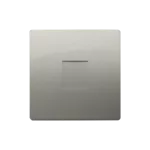 Simon Basic WMUZ-611xxx-H012 Zaślepka ramki – mocowanie na zatrzask do ramki; satynowy Do modułów wewnętrznych w ramkach wielokrotnych