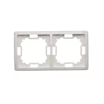 Simon Basic Standard WMYZ-04220x-1013 Ramka 2-krotna – uniwersalna poziom i pion; biały