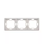 Simon Basic Standard WMYZ-04320x-1013 Ramka 3-krotna – uniwersalna poziom i pion; biały