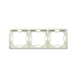 Simon Basic Standard WMYZ-04320x-9013 Ramka 3-krotna – uniwersalna poziom i pion; beż