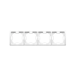 Simon Basic Standard WMYZ-04420x-1013 Ramka 4-krotna – uniwersalna poziom i pion; biały