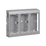Simon Connect TSC-SBC350-8 Obudowa natynkowa 3-modułowa, 6x K45; aluminium