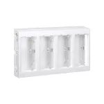 Simon Connect TSC-SBC450-9 Obudowa natynkowa 4-modułowa, 8x K45; czysta biel