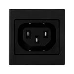 Simon Connect TSC-K306A-14 Pokrywa K45 gniazdo IEC320 230V żeńskie (C13); czarny