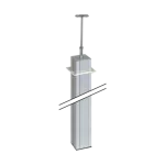 Simon Connect TSC-ALK2200-8 Kolumna 2-stronna, wys.3m 80x80mm; aluminium