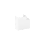 Simon Connect TSC-TKA101214-9 Kąt prosty, płaski Cabloplus 185x55mm; czysta biel