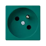 Simon Connect TSC-K22-27 Gniazdo K45 z uziemieniem 16A/230V~, szybkozłączki; zielony
