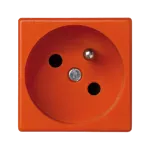 Simon Connect TSC-K22-7 Gniazdo K45 z uziemieniem 16A/230V~, szybkozłączki; pomarańczowy