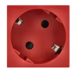 Simon Connect TSC-K01-6 Gniazdo K45 schuko 16A/230V~; czerwony