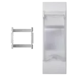 Simon Connect TSC-KF03-9 Płytka 45x135mm (3x K45) z pokr. do aparatury modułowej 2-pol.; kanały, Ofiblok, ALK; czysta biel
