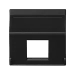 Simon Connect TSC-K080-14 Płytka K45 1x RJ bez osłon skośna; do adapterów MD; czarny