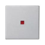 Simon Connect TSC-K112-8 Klawisz 45x45 łącznika uniwersalnego z podświetleniem; aluminium