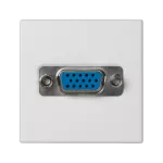Simon Connect TSC-K100B-9 Płytka K45 złącza VGA (D-Sub 15) 45x45mm + wkład; zaciski śrubowe; czysta biel