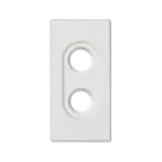 Simon Connect TSC-K101-9 Płytka K45/2 złącz 2x RCA (CINCH) 22,5x45mm; czysta biel