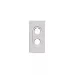 Simon Connect TSC-K101-9 Płytka K45/2 złącz 2x RCA (CINCH) 22,5x45mm; czysta biel